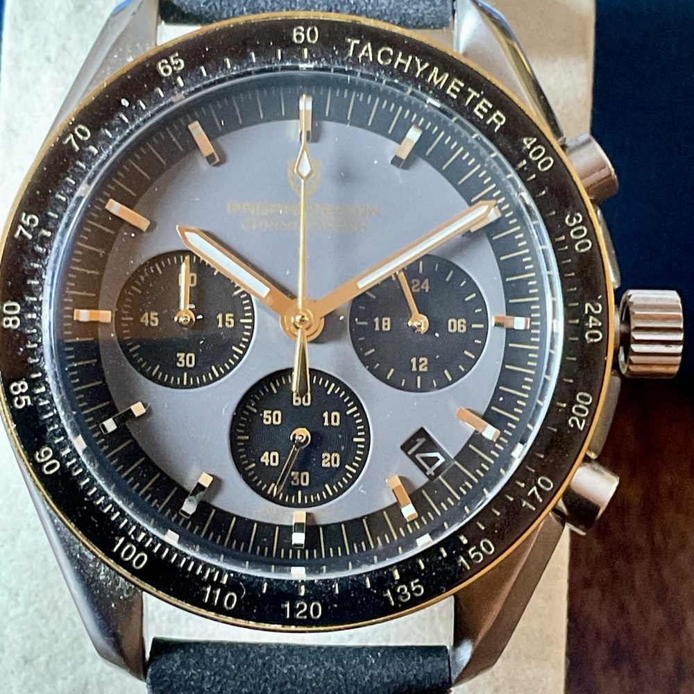 EUC Pagani Design PD-1701 Moon Chronograph w Box/Manual